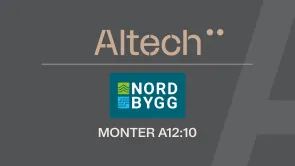 Altech ställer ut på Nordbygg 21–24 april 2026 – ett av Sveriges bredaste sortiment för tekniska installationer